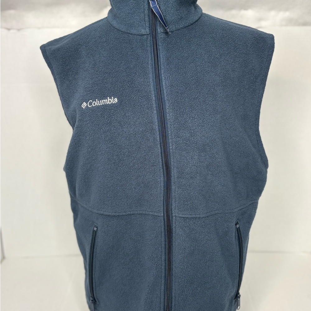 Columbia Men’s Fleece Vest Medium Blue
